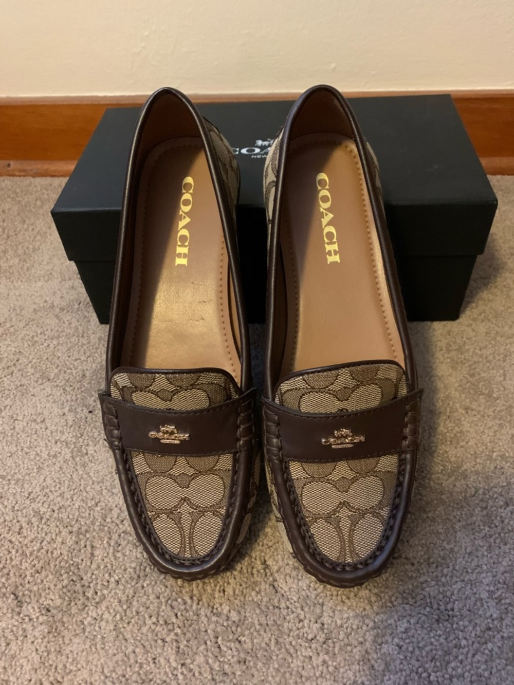 COACH Odette classic logo loafers